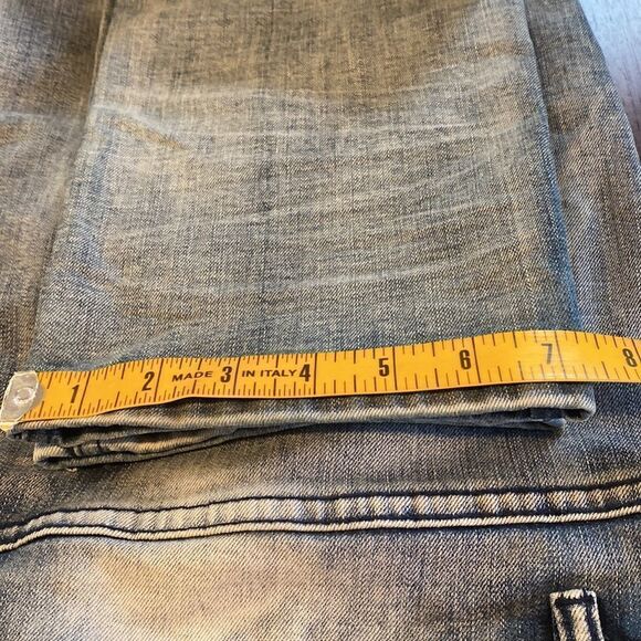 FBRK Men’s Moto Jeans Light Wash Size 38x32 - Picture 8 of 8